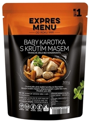 Baby karotka s krůtím masem - 300g