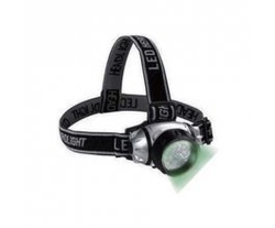 SunPro Green LED Headlamp - čelovka zelená 19LED