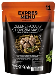 Zelené fazolky s hovězím masem - 300g