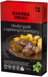 KM Hovězí guláš s opečenými brambory - 500g