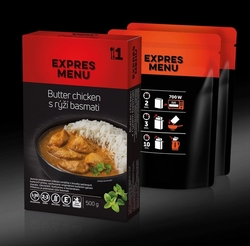 KM Butter chicken s basmati rýží - 500g