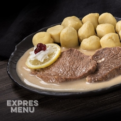 KM Svíčková na smetaně s bramborovými noky - 500g