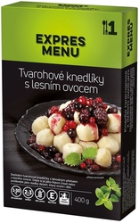 KM Tvarohové knedlíky s lesním ovocem - 400g