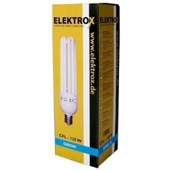 ELEKTROX Úsporná lampa 125 W,6500K, růstové spektrum, s integrovaným předřadníkem