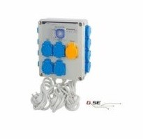 GSE Timer Box II 12x600W + topení, 220V mechanické spínací hodiny