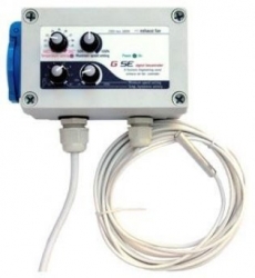 GSE Digitalní regulátor teploty,min&max rychlosti ventilatoru a hystereze - 10A