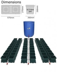 Autopot Easy2grow Kit se 60 květináči, včetně 400 l Flexitank