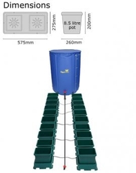 Autopot Easy2grow Kit s 20 květináči, včetně 225 l Flexitank