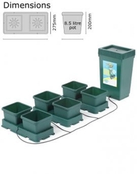 Autopot Easy2grow Kit se 6 květináči, včetně 47 l plastové nádrže