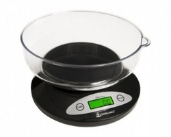 KITCHEN BOWL scale váha 2000g/0,1g černá